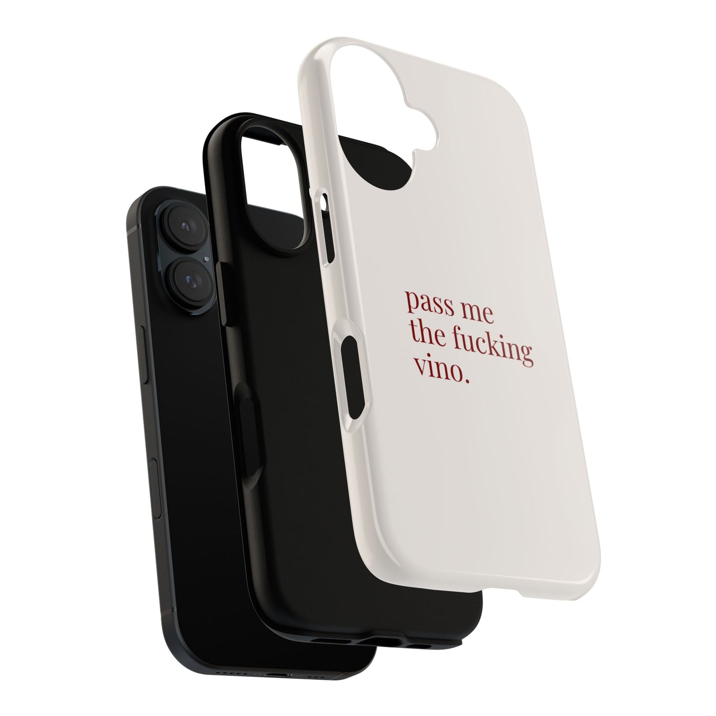 Pass Me The Fucking Vino Phone Case — Wine Lover Phone Case iPhone & Samsung | Cherry on Top