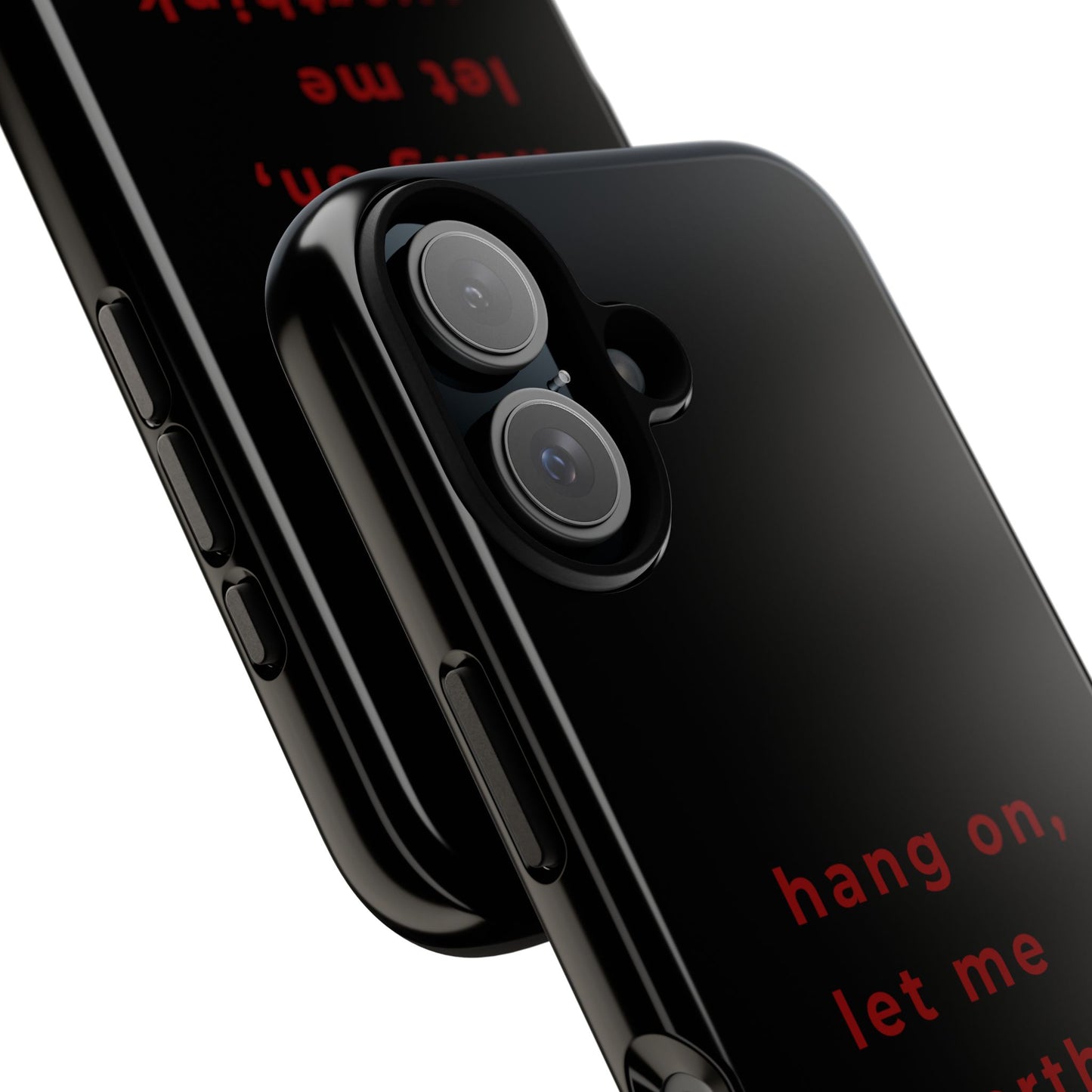 Hang On Let Me Overthink This Phone Case — Funny Anxiety Phone Case iPhone & Samsung | Cherry on Top