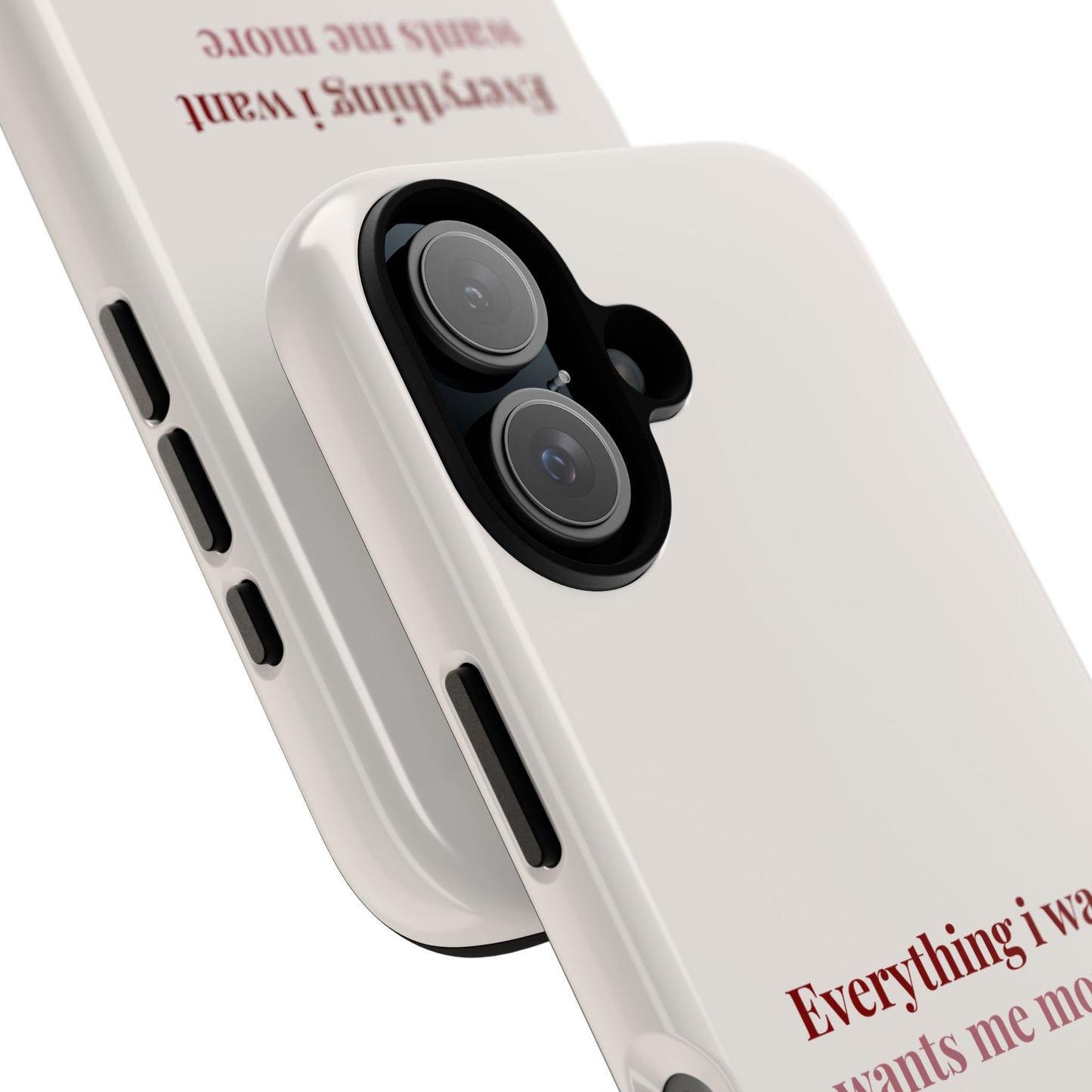 Everything I Want Wants Me More Phone Case — Manifestation Phone Case iPhone & Samsung | Cherry on Top
