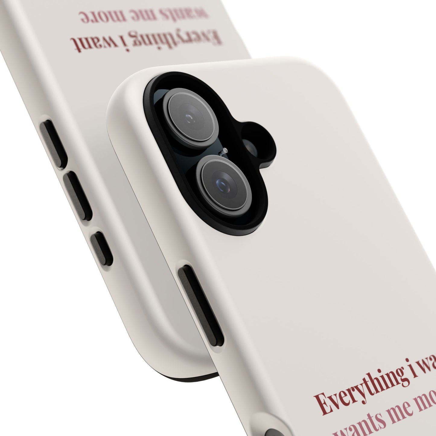 Everything I Want Wants Me More Phone Case — Manifestation Phone Case iPhone & Samsung | Cherry on Top