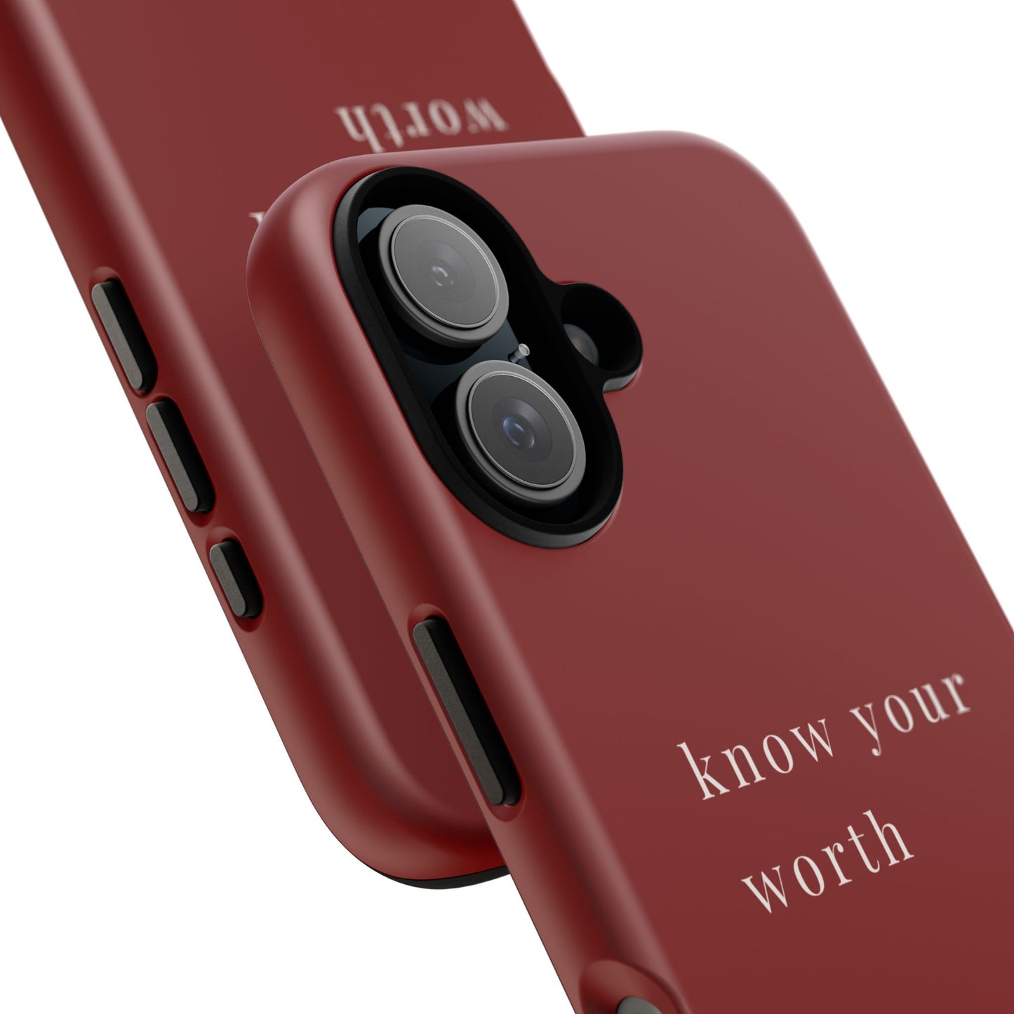Know Your Worth Then Add Tax Phone Case — iPhone & Samsung | Cherry on Top