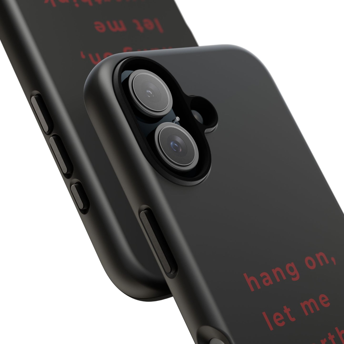 Hang On Let Me Overthink This Phone Case — Funny Anxiety Phone Case iPhone & Samsung | Cherry on Top